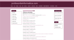 Desktop Screenshot of profesordeinformatica.com