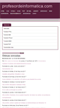 Mobile Screenshot of profesordeinformatica.com