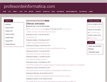 Tablet Screenshot of profesordeinformatica.com